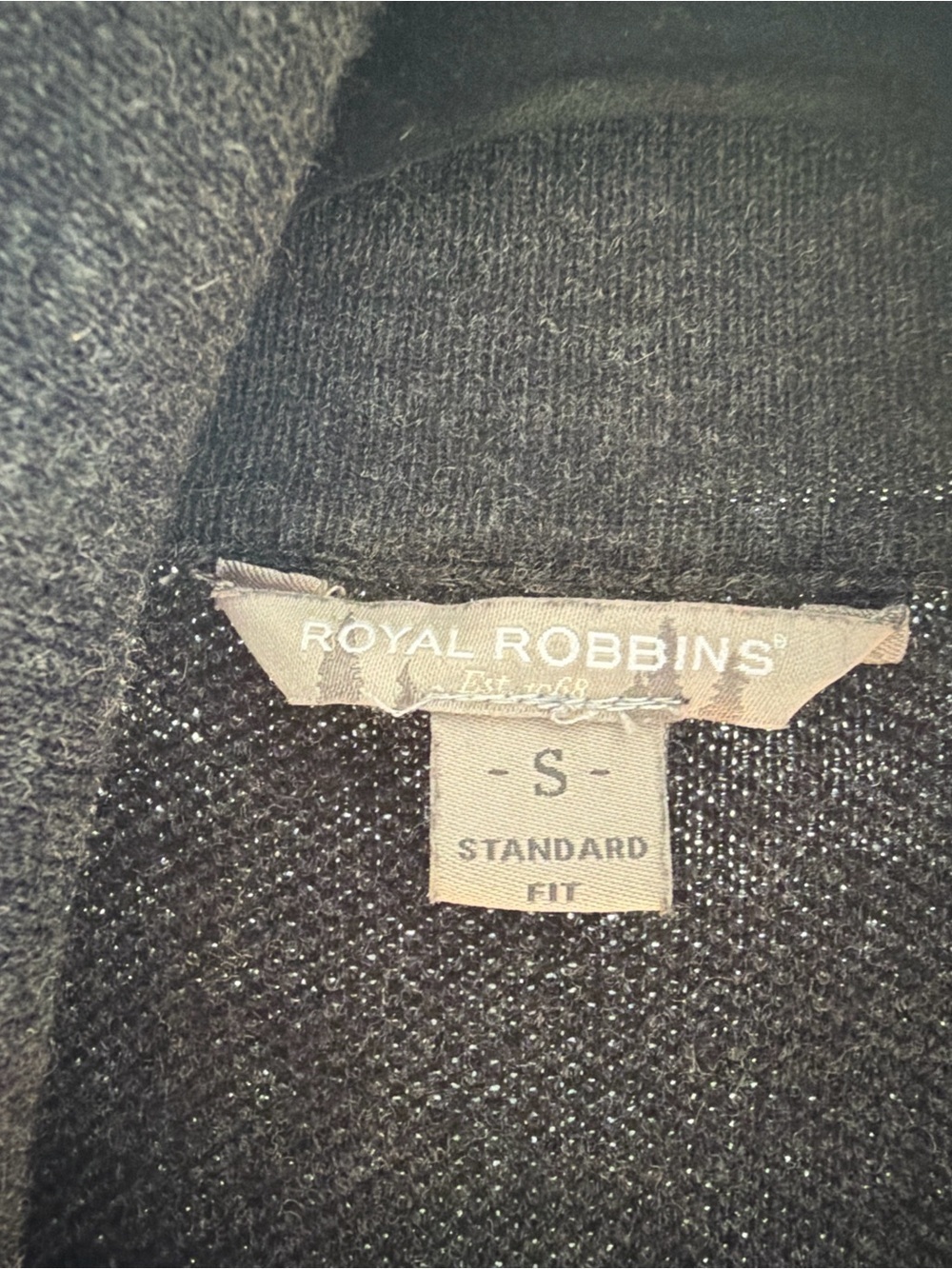 Royal Robbins Favorite Cardigan | Merino Wool Blend | Gray Plaid | Women’s Small - Picture 8 of 10